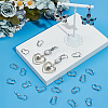 304 Stainless Steel Leverback Earring Findings STAS-SP0001-03B-4