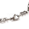 Tarnish Resistant 304 Stainless Steel 8 Link Chain Bracelets BJEW-B078-74P-3