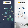 PVC Plastic Luminous Wall Stickers DIY-WH0384-004-5