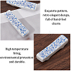 CRASPIRE 6Pcs Blue & White Porcelain Chopstick Rest AJEW-CP0007-61-6