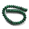 Synthetic Malachite Beads Strands G-P559-A04-01-3