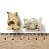 Natural Crazy Agate Carved Figurines DJEW-L023-G04-3