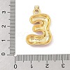 Alloy Enamel Pendants ENAM-S023-01G-E-4