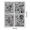 Rubber Clear Stamps DIY-WH0251-025-2