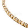 Adjustable Rack Plating Brass Cubic Zirconia Chain Bracelets X-BJEW-A132-01G-2