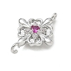 Brass Rhinestone Pendants RB-CBAA948-01P-2