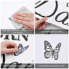 Rectangle PVC Wall Stickers DIY-WH0228-112-6