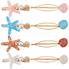 4 Bags 4 Colors Snap Hair Clips PHAR-CY0001-03-1