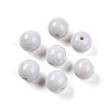 Opaque Solid Color Glass Beads LS-GLAA-N007-8mm-A08-1