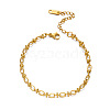 304 Stainless Steel Link Chain Bracelets WG30883-01-1