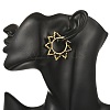 Glass Beaded Hoop Earrings EJEW-MZ00750-03-2