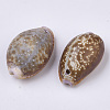 Natural Cowrie Shell Pendants SSHEL-N034-21-2