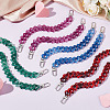 8Pcs 4 Colors Acrylic Boot Strap Chains FIND-GO00004-5