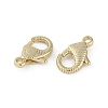 Brass Lobster Claw Clasps KK-Z078-02G-2