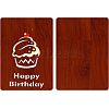 MDF Greeting Card & Paper Envelope with Bowknot AJEW-WH0203-008-3