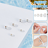 8Pcs 4 Styles 925 Sterling Silver Beads STER-BC0002-13-4