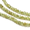 Natural Peridot Beads Strands G-B107-A06-01-4