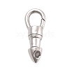 Non-Tarnish 304 Stainless Steel Swivel Clasps STAS-B022-04P-1