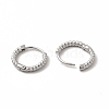 Non-Tarnish 316 Stainless Steel Hoop Earrings for Women EJEW-C004-16B-P-2