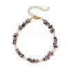 Natural Apatite Chip Beaded Bracelets for Women BJEW-JB11742-08-2