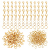 80Pcs 4 Styles 304 Stainless Steel Lobster Claw Clasps DIY-PH0028-67-1
