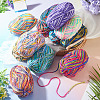 Light Gradient Segment Dyed Polyester Yarn DIY-TADJ0002-005L-7
