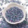 Two Tone Inside Colours Transparent Glass Seed Beads SEED-C004-05I-2