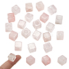 20Pcs Natural Rose Quartz Gemstone European Beads G-NB0005-89D-1