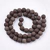 Natural Lava Beads Strands G-S247-8mm-06-2
