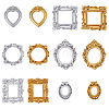 CRASPIRE 12Pcs 12 Style Resin Picture Frames RESI-CP0001-03-1