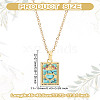 Brass with Cubic Zirconia Pendants Necklaces NJEW-LP0001-45G-G-2