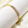 304 Stainless Steel Hinged Bangles for Women BJEW-G734-02G-3