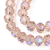 Electroplate Glass Beads Strands LS-EGLA-A034-T10mm-L22-3