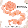 Chiffon Organza Pleated Lace Trim DIY-WH0892-01B-2