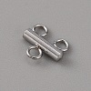 201 Stainless Steel Chandelier Component Links LS-STAS-WH0043-06A-P-1-2