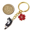 Alloy Enamel Pendants Keychain KEYC-JKC00885-3