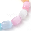 Natural Selenite Beads Bracelets BJEW-JB11221-4