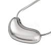 Non-Tarnish 304 Stainless Steel Pendant Necklaces NJEW-G120-03P-2