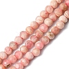 Natural Rhodonite Bead Strands G-A129-2mm-21-1