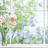 Waterproof PVC Colored Laser Stained Window Film Adhesive Stickers DIY-WH0256-017-7