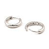 Brass Huggie Hoop Earrings EJEW-I289-14P-2