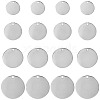 304 Stainless Steel Stamping Blank Tag Charms STAS-CJ0002-01-1