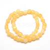 Natural Honey Jade Beads Strands G-F464-10-2