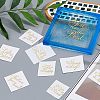 Olycraft 9Pcs 9 Styles Custom Carbon Steel Self-adhesive Picture Stickers DIY-OC0009-17B-3