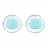 Transparent Resin Pendants RESI-N030-007D-2