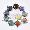 Natural Mixed Stone Pendants G-R461-29-B-3