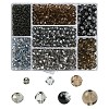 Electroplate Glass Beads & Spray Painted Crackle Glass Beads & Transparent Glass Beads DIY-YW0010-41-1