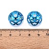 UV Plated ABS Bead Caps OACR-D316-04B-03-3
