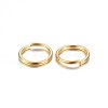 304 Stainless Steel Open Jump Rings STAS-O098-01G-05-2