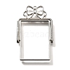 Alloy Open Back Bezel Pendants PALLOY-I223-10P-1